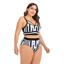 将图片加载到图库查看器，Women Push Up Bikini Sets Swimwear Women Swimsuit  Plus Larges Size Bathing Swimming  Suits Beachwear Women's Swimsuits Halter Push Up Bikini Two Piece Bathing Suits Women Plus Size Bikini
