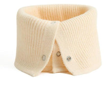 Load image into Gallery viewer, Women Ring Scarf Warm Collar Solid Winter Button Neck Scarves Unisex Magic Infinite Snood Face Cover Female Knitted Bandana Women Winter Neck Warmer Gaiter Double-Layer Soft Fleece Lined Thick Knit Circle Scarf Windproof
