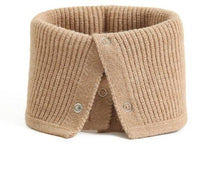 Load image into Gallery viewer, Women Ring Scarf Warm Collar Solid Winter Button Neck Scarves Unisex Magic Infinite Snood Face Cover Female Knitted Bandana Women Winter Neck Warmer Gaiter Double-Layer Soft Fleece Lined Thick Knit Circle Scarf Windproof
