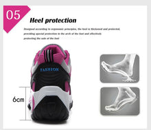 将图片加载到图库查看器，Women Running Air Cushion Athletic Sneakers Walking Breathable Sport Lace Up Hight Platform Casual Shoes Womens Mesh Sneakers Fashion Tennis Breathable Walking Gym Work Shoes
