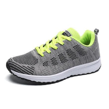Load image into Gallery viewer, Women Running Sneakers Breathable Women Flat Shoes Lightweight Casual Lace-up Casual Light Sneaker Outdoor Breathable Mesh Fashion Sports Womens Sneakers
