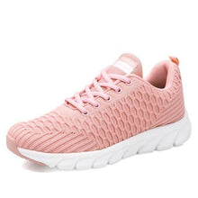Load image into Gallery viewer, Women Running Sneakers Breathable Women Flat Shoes Lightweight Casual Lace-up Casual Light Sneaker Outdoor Breathable Mesh Fashion Sports Womens Sneakers
