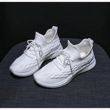Load image into Gallery viewer, Women Running Sneakers Shoes Vulcanized Women's Casual Flats Elegant Soft Walking Shoes Breathable Non Slip Tennis Athletic Shoe For Casual Gym And  Work
