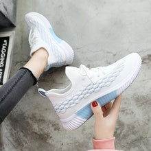 Load image into Gallery viewer, Women Running Sneakers Shoes Vulcanized Women's Casual Flats Elegant Soft Walking Shoes Breathable Non Slip Tennis Athletic Shoe For Casual Gym And  Work
