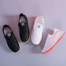 将图片加载到图库查看器，Women's Breathable Non-slip Platform Fashion Autumn New Casual Running Shoes Black Sneakers Lightweight Mesh Tennis Sneaker Fashion Athletic Walking Shoes

