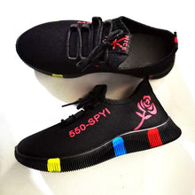 将图片加载到图库查看器，Women's Breathable Non-slip Platform Fashion Autumn New Casual Running Shoes Black Sneakers Lightweight Mesh Tennis Sneaker Fashion Athletic Walking Shoes
