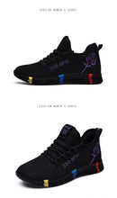 将图片加载到图库查看器，Women's Breathable Non-slip Platform Fashion Autumn New Casual Running Shoes Black Sneakers Lightweight Mesh Tennis Sneaker Fashion Athletic Walking Shoes
