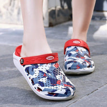 将图片加载到图库查看器，Women's Casual Clogs Breathable Sandals Home Slippers Summer Slip On Women Flip Flops Shoes Clogs Garden Clogs Shoes Beach Sneaker Work Summer Breathable Lightweight Quick Drying Sandals
