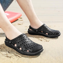 将图片加载到图库查看器，Women's Casual Clogs Breathable Sandals Home Slippers Summer Slip On Women Flip Flops Shoes Clogs Garden Clogs Shoes Beach Sneaker Work Summer Breathable Lightweight Quick Drying Sandals
