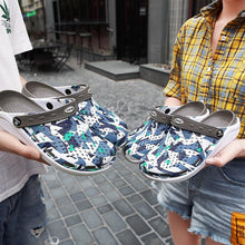 将图片加载到图库查看器，Women's Casual Clogs Breathable Sandals Home Slippers Summer Slip On Women Flip Flops Shoes Clogs Garden Clogs Shoes Beach Sneaker Work Summer Breathable Lightweight Quick Drying Sandals
