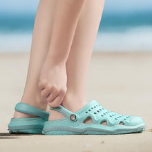 将图片加载到图库查看器，Women's Casual Clogs Breathable Sandals Home Slippers Summer Slip On Women Flip Flops Shoes Clogs Garden Clogs Shoes Beach Sneaker Work Summer Breathable Lightweight Quick Drying Sandals
