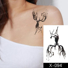 Load image into Gallery viewer, Women's Different Stickers Tattoo Temporary Waterproof Neck Arm Leg Tattoo Colorful Design
