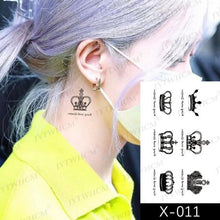 Load image into Gallery viewer, Women's Different Stickers Tattoo Temporary Waterproof Neck Arm Leg Tattoo Colorful Design
