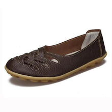 Load image into Gallery viewer, Women's Genuine Leather Flats Sandals Elegant Comfortable Soft Non Slip Design For Women
