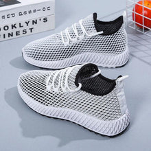 Load image into Gallery viewer, Women's Running Summer Woven Sports Sneakers Fashion Casual Shoe Breathable Mesh Walking Shoes Non Slip Lightweight Breathable Mesh Running Shoes Comfortable Design
