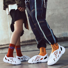 将图片加载到图库查看器，Women's Sandals Summer Hole Shoes Rubber Clogs Unisex Garden Shoes Beach Flat Sandals Water Sneaker Shoes For Walking Pool Yard Garden Breathable Unisex Shoes
