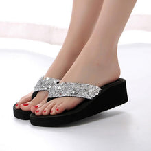 Load image into Gallery viewer, Women's Sandals Summer Slippers Elegant Butterfly Shoes Open Toe Fashion Comfortable Elegant Platform Shoes Pink Sandals For Women Dressy Modern Thick Platform Sandals
