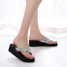 Load image into Gallery viewer, Women's Sandals Summer Slippers Elegant Butterfly Shoes Open Toe Fashion Comfortable Elegant Platform Shoes Pink Sandals For Women Dressy Modern Thick Platform Sandals
