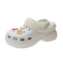 将图片加载到图库查看器，Women's Slippers Summer New Thick Soles Fashion Leather Shoes Flip Flops Women Clogs Winter Slippers Arch Support House Slippers Slip On Garden Shoes Warm Home Shoes
