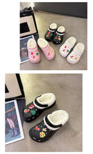 将图片加载到图库查看器，Women's Slippers Summer New Thick Soles Fashion Leather Shoes Flip Flops Women Clogs Winter Slippers Arch Support House Slippers Slip On Garden Shoes Warm Home Shoes
