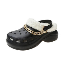 将图片加载到图库查看器，Women's Slippers Summer New Thick Soles Fashion Leather Shoes Flip Flops Women Clogs Winter Slippers Arch Support House Slippers Slip On Garden Shoes Warm Home Shoes
