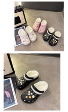 将图片加载到图库查看器，Women's Slippers Summer New Thick Soles Fashion Leather Shoes Flip Flops Women Clogs Winter Slippers Arch Support House Slippers Slip On Garden Shoes Warm Home Shoes
