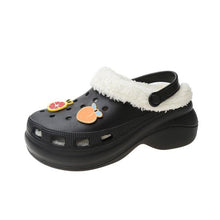 将图片加载到图库查看器，Women's Slippers Summer New Thick Soles Fashion Leather Shoes Flip Flops Women Clogs Winter Slippers Arch Support House Slippers Slip On Garden Shoes Warm Home Shoes
