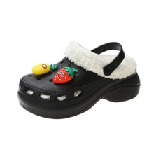 将图片加载到图库查看器，Women's Slippers Summer New Thick Soles Fashion Leather Shoes Flip Flops Women Clogs Winter Slippers Arch Support House Slippers Slip On Garden Shoes Warm Home Shoes
