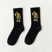 Load image into Gallery viewer, Women's Socks Combed Out Of Pure Cotton Colorful Cartoon Cute Funny Happy Kawaii Moon Strawberry Cactus Ankle Socks For Men And Women
