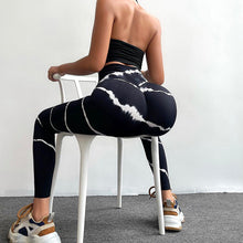 将图片加载到图库查看器，Women's Unique Yoga Pants Tummy Control High Waist Workout Running Seamless Yoga Pant High Elastic Sports Fitness Legging Women High Waist Gym Running Training Girl Tight Pants
