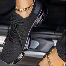 Load image into Gallery viewer, Women's Vulcanize Stylish Sneakers Fashionable Luxury Summer Air Cushion Sole Running Lightweight Mesh Tennis Sneaker Fashion Athletic Walking Shoes Elegant Design
