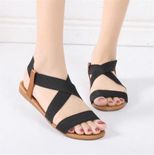 将图片加载到图库查看器，Women Sandals Breathable Comfort Walking Shoes Heels Summer Platform Sandal Casual Comfortable Sandals For Women Ankle Elastic Lightweight Soft Modern Beach Sandals
