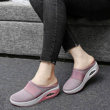 Load image into Gallery viewer, Women Sandals Fashion Platform Shoes Comfy Clogs Breathable Slippers Mesh Lightweight Footwear Air Cushion Platform Mesh Sneaker Sandals For Female Lightweight Beach Shoes
