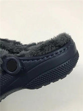 Load image into Gallery viewer, Women Sandals Winter Hole Slippers Outside Shoes For Women Slippers For Home Men's and Women's Classic Lined Clog Warm And Fuzzy Slippers Fur Lined Clogs Winter Garden Shoes Warm House Slippers
