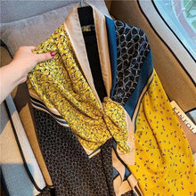 Load image into Gallery viewer, Women Scarf Leopard Print Cotton Large Size Scarfs For Winter Shawls Winter Warm Casual Wear For Women Lovely Floral Tassel Cotton ab Shawls Lady Silk Wraps Scarves
