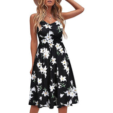 Load image into Gallery viewer, Women Sleeveless Cotton Summer Beach Dress
