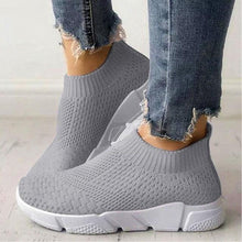 将图片加载到图库查看器，Women Slip On White Sneakers Vulcanize Shoes Super Light Women Casual Breathable Walking Shoes Lightweight Running Shoes Mesh Workout Casual Espadrilles Sports Sneakers
