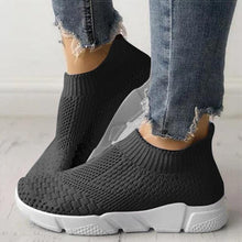 将图片加载到图库查看器，Women Slip On White Sneakers Vulcanize Shoes Super Light Women Casual Breathable Walking Shoes Lightweight Running Shoes Mesh Workout Casual Espadrilles Sports Sneakers
