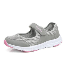 将图片加载到图库查看器，Women Sneakers Espadrille Fashion Breathable Mesh Casual Shoes Flat Shoes Women Work Shoes Breathable Mesh Slip-On Shoes Women Mesh Running Casual Sport Design
