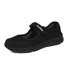 将图片加载到图库查看器，Women Sneakers Espadrille Fashion Breathable Mesh Casual Shoes Flat Shoes Women Work Shoes Breathable Mesh Slip-On Shoes Women Mesh Running Casual Sport Design
