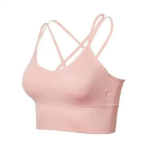 Load image into Gallery viewer, Women Sports Bra Sexy Brathable Sports Top Yoga Bra Push Up Top Female Gym Fitness Sports Underwear Female Seamless bra
