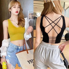 Load image into Gallery viewer, Women Sports Bra Sexy Brathable Sports Top Yoga Bra Push Up Top Female Gym Fitness Sports Underwear Female Seamless bra
