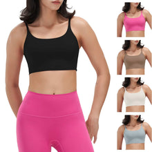 Load image into Gallery viewer, Women Strap Sport Bras Padded Strappy Tank Tops
