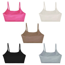 Load image into Gallery viewer, Women Strap Sport Bras Padded Strappy Tank Tops
