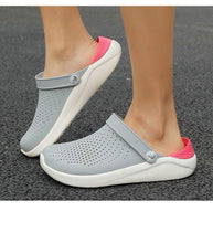 将图片加载到图库查看器，Women Summer Flip Flops Sandals Beach Shoes Womens Casual Garden Clogs Shoes Comfortable Water Shoes Sandals Slippers For Work Gym Beach
