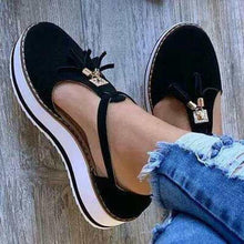 Load image into Gallery viewer, Women Summer Sandals Fashion Buckle Strap Solid Cover Heel Flat Platform Heel Casual Summer Strappy Cut Out Closed Toe Sandals Comfy Chunky Slippers For Indoor Outdoor
