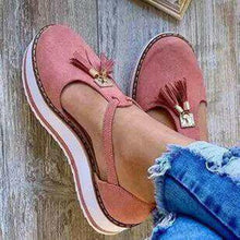 Load image into Gallery viewer, Women Summer Sandals Fashion Buckle Strap Solid Cover Heel Flat Platform Heel Casual Summer Strappy Cut Out Closed Toe Sandals Comfy Chunky Slippers For Indoor Outdoor
