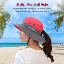 将图片加载到图库查看器，Women Summer Sun Bucket Hats Foldable
