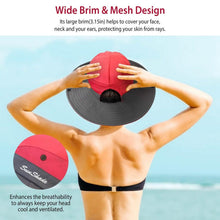 将图片加载到图库查看器，Women Summer Sun Bucket Hats Foldable
