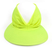Load image into Gallery viewer, Women Sun Visor Summer Hat Women Anti-ultraviolet Hat Women's Elegant Simple Hat Classic Women's Hat Hollow Top Hat Elastic Hollow Top Hat Outdoor Quick-drying Sun Hat Summer Beach Hat
